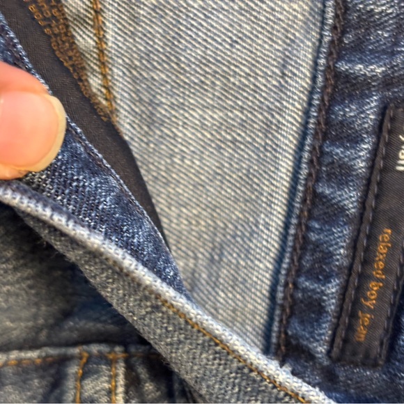 Citizens Of Humanity Jeans Womens Size 25 Blue Dylan Relaxed Boy Jean Button - Picture 4 of 5